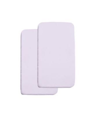 All-in-One Fitted Sheet & Waterproof Cover for 36" x 18" Cradle Mattress (2-Pack)