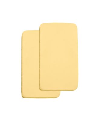 All-in-One Fitted Sheet & Waterproof Cover for 36" x 18" Cradle Mattress (2-Pack)