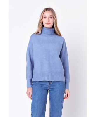 Women's Turtleneck Long Sleeve Sweater
