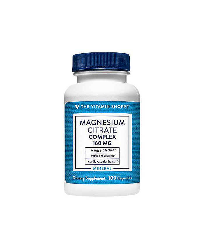 The Vitamin Shoppe Magnesium Citrate Complex Supports Energy