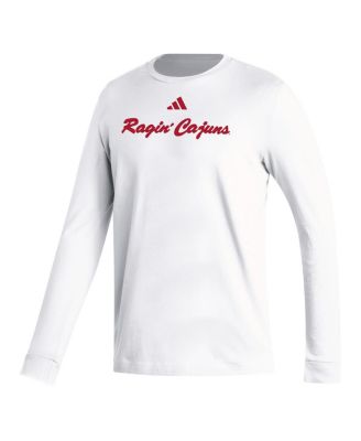 Men's White Louisiana Ragin' Cajuns Vault Script Creator Long Sleeve T-shirt