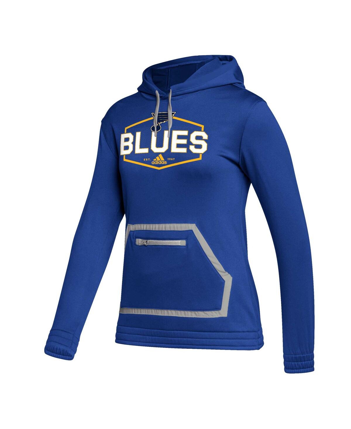 Shop Adidas Originals Women's Adidas Blue St. Louis Blues Team Pullover Hoodie