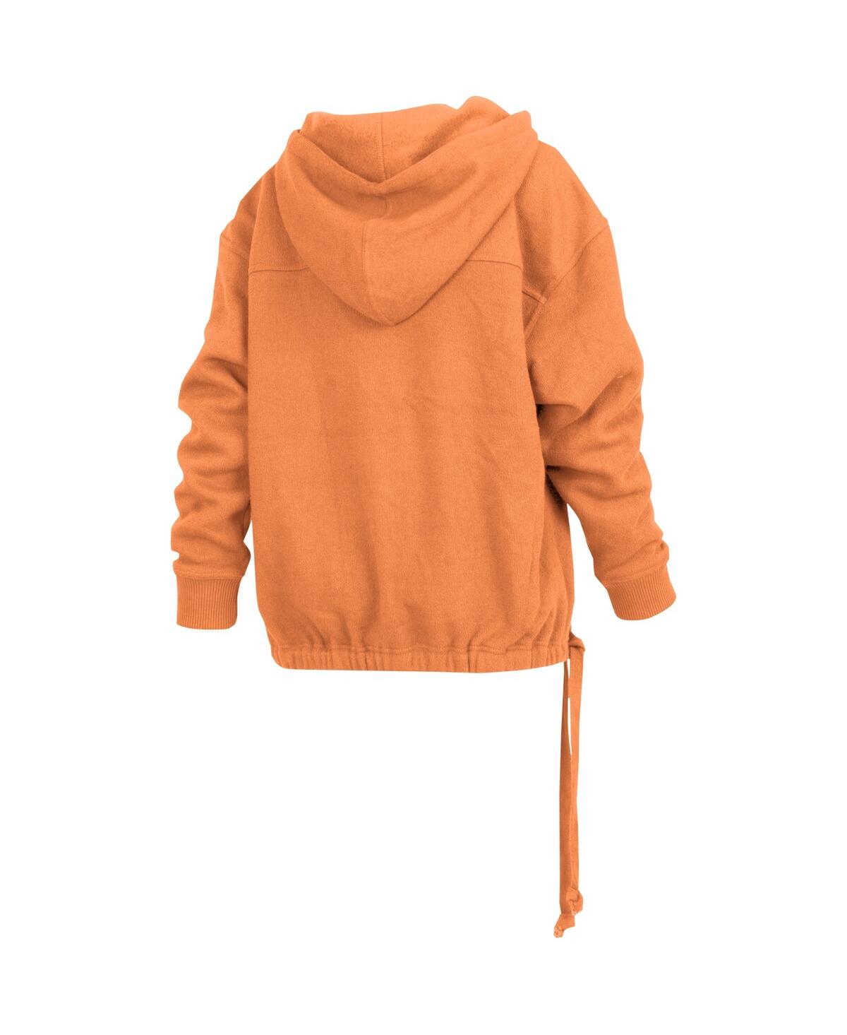 PRESSBOX WOMEN'S PRESSBOX TENNESSEE ORANGE TENNESSEE VOLUNTEERS AMORE KEISHA BUTTON PULLOVER HOODIE 