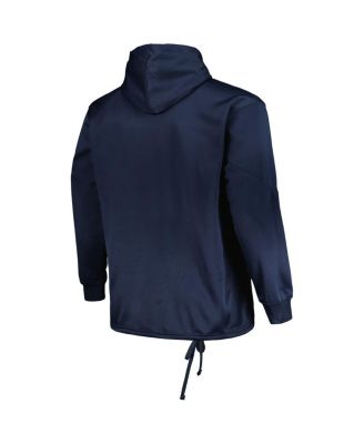 Men's College Navy Seattle Seahawks Big and Tall Pullover Hoodie