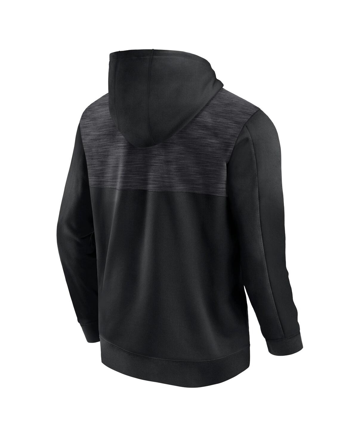Fanatics Men's  Black Iowa Hawkeyes Power Index Full-zip Hoodie In Black