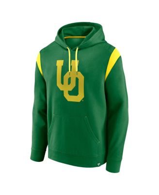 Men's Green Oregon Ducks Gym Rat Pullover Hoodie