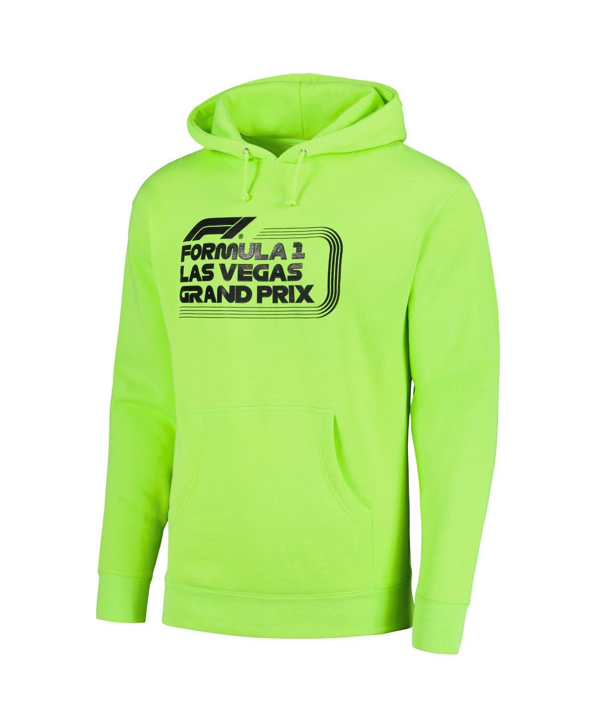 Shop Insomniac Men's And Women's Neon Green Formula 1 Las Vegas Grand Prix Mono Core Pullover Hoodie