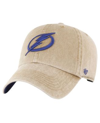 Men's Khaki Tampa Bay Lightning Earldor Clean Up Adjustable Hat