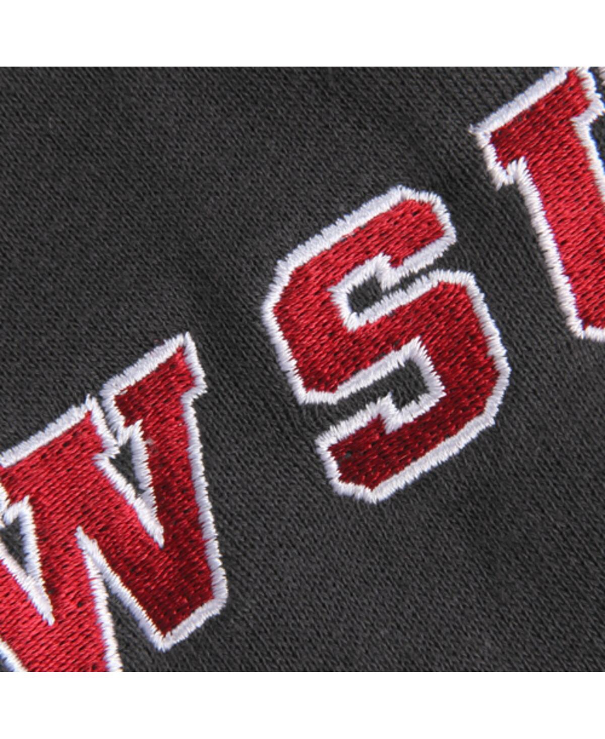 Colosseum Big Boys  Charcoal Washington State Cougars Big Logo Pullover Hoodie In Charcoal