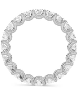 Diamond Oval-Cut Eternity Band (3 ct. t.w.) in Platinum or 14k Gold