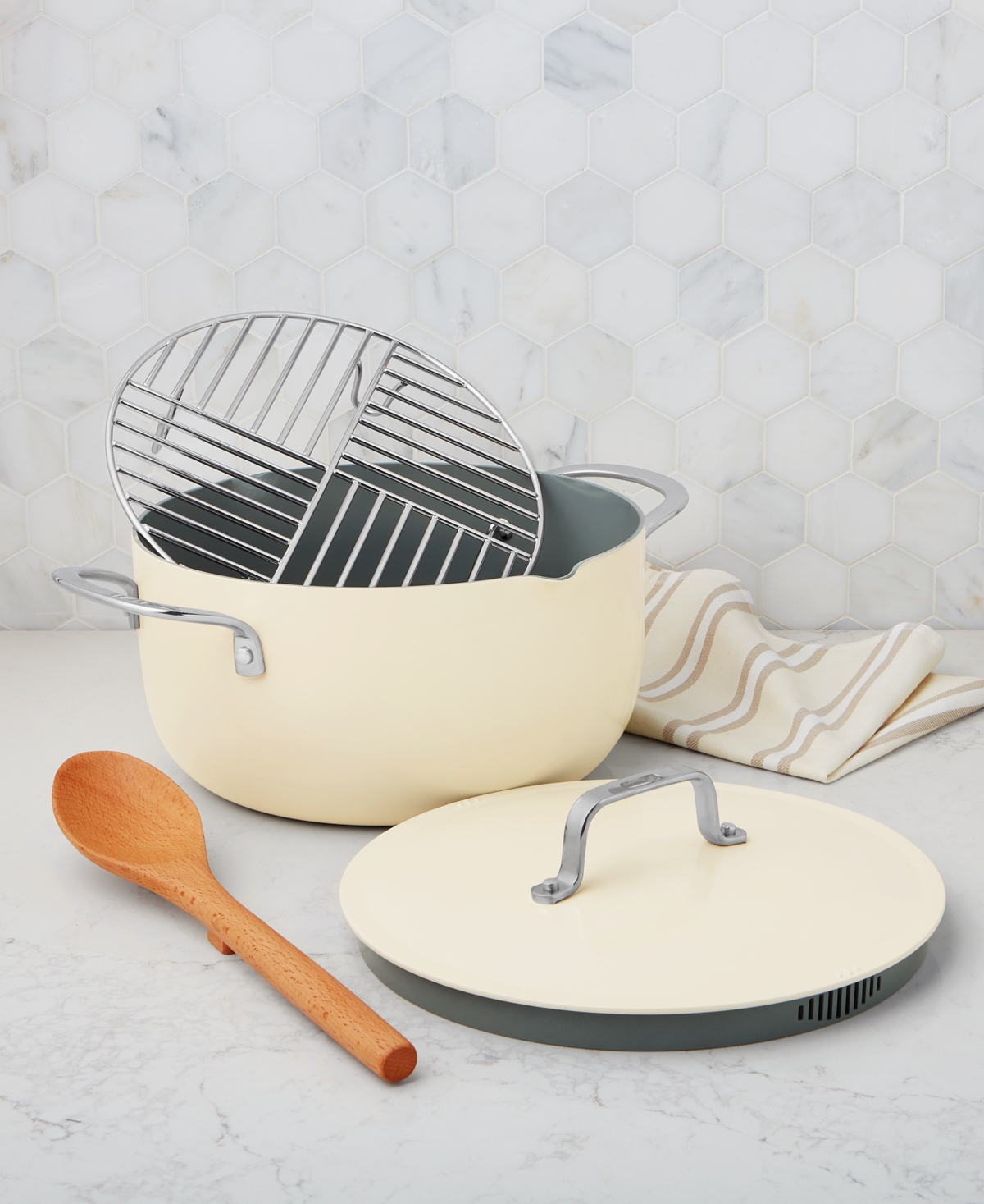 THE CELLAR 6-QT. CERAMIC NONSTICK COMPLETE STOCK POT, EXCLUSIVELY AT MACY'S 