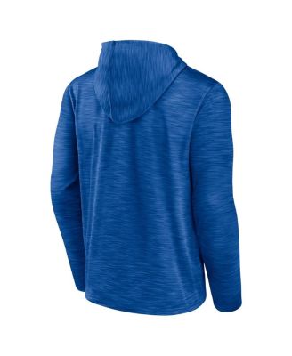 Men's Heather Blue Tampa Bay Lightning Close Shave Pullover Hoodie