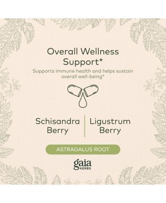 Astragalus Supreme - Immune and Antioxidant Support Herbal Supplement - With Astragalus Root, Schisandra Berry, and Ligustrum - 60 Liquid Phyto-Capsules (15-Day Supply)