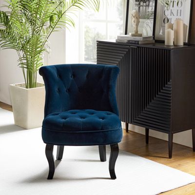 Upholstered Paolino Accent Chair with Button-tufted Back