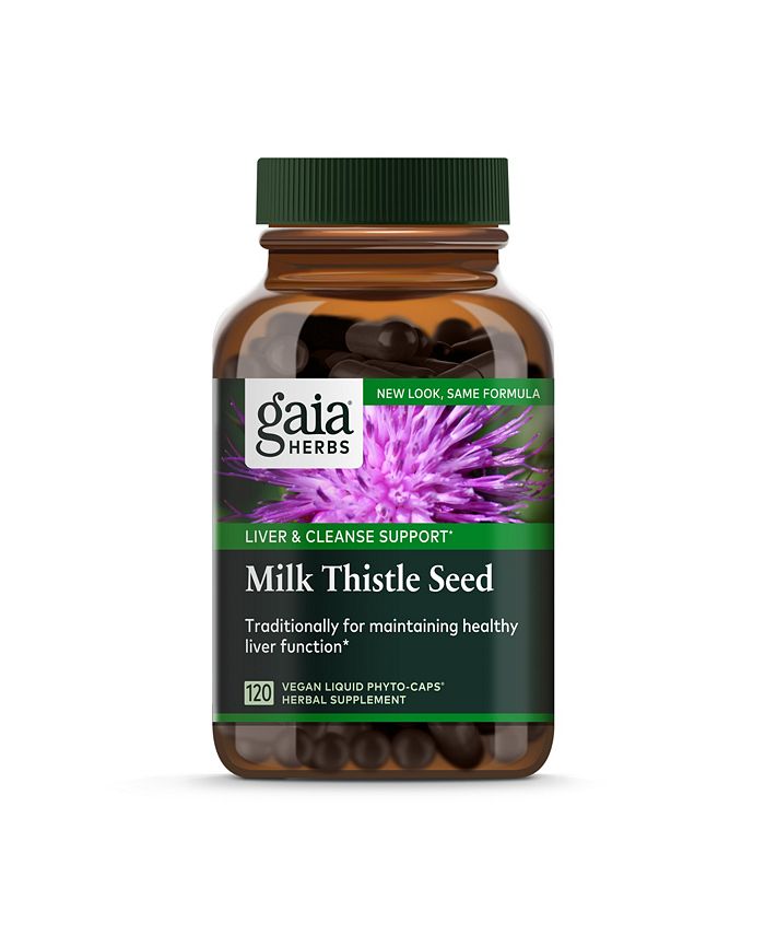 Gaia Herbs Milk Thistle Seed Liver Supplement & Cleanse Support for