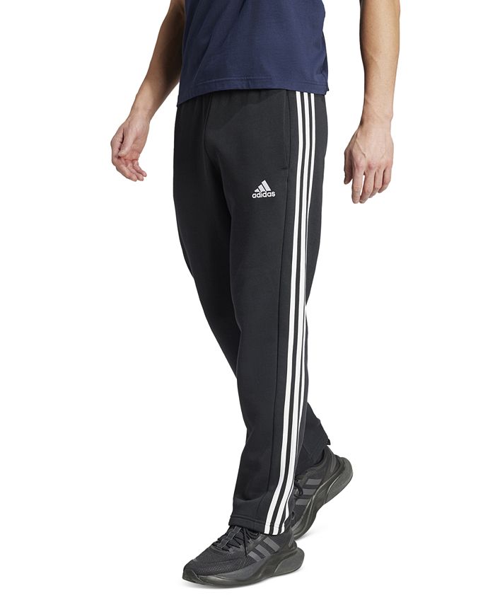 adidas Men\'s Essentials 3-Stripes Fleece Track Pants - Macy\'s
