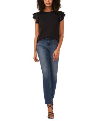 Women's Tiered Ruffled-Sleeve T-Shirt