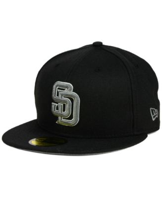 New Era San Diego Padres Black Graphite 59FIFTY Cap - Macy's