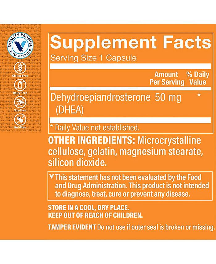 The Vitamin Shoppe DHEA Hormonal Support 50 MG (120 Capsules) Macy's