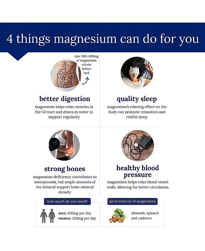 The Vitamin Shoppe Magnesium Taurate 125 MG (180 Vegetable Capsules) Macy's