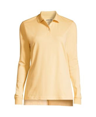 Women's Long Sleeve Interlock Polo Shirt