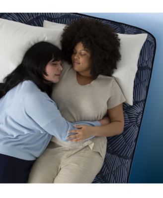 Perfect Sleeper Cobalt Calm 14" Firm Pillow Top Mattress Set, Queen Split 