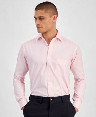 Club Room Men's Regular Fit Pinpoint Dress Shirt, Created for Macy's ...