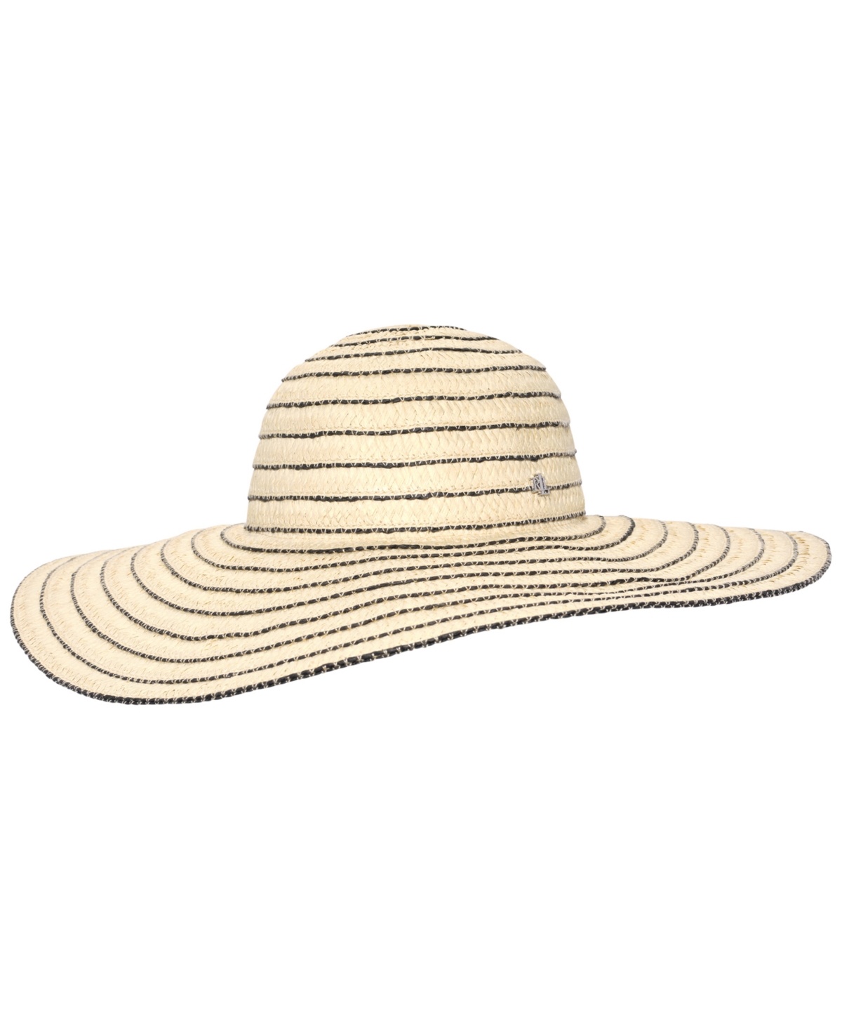 Stripe Sun Hat - Natural, Blue