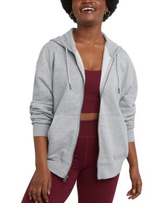 Hanes Women s Originals Full Zip Hoodie Sweatshirt Macy s