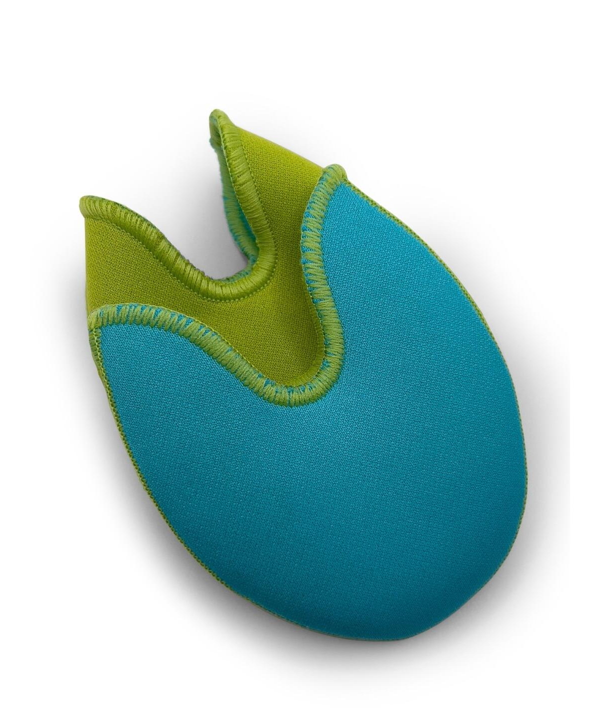 Ouch Pouch Jr. Toe Pad - Aqua/lime