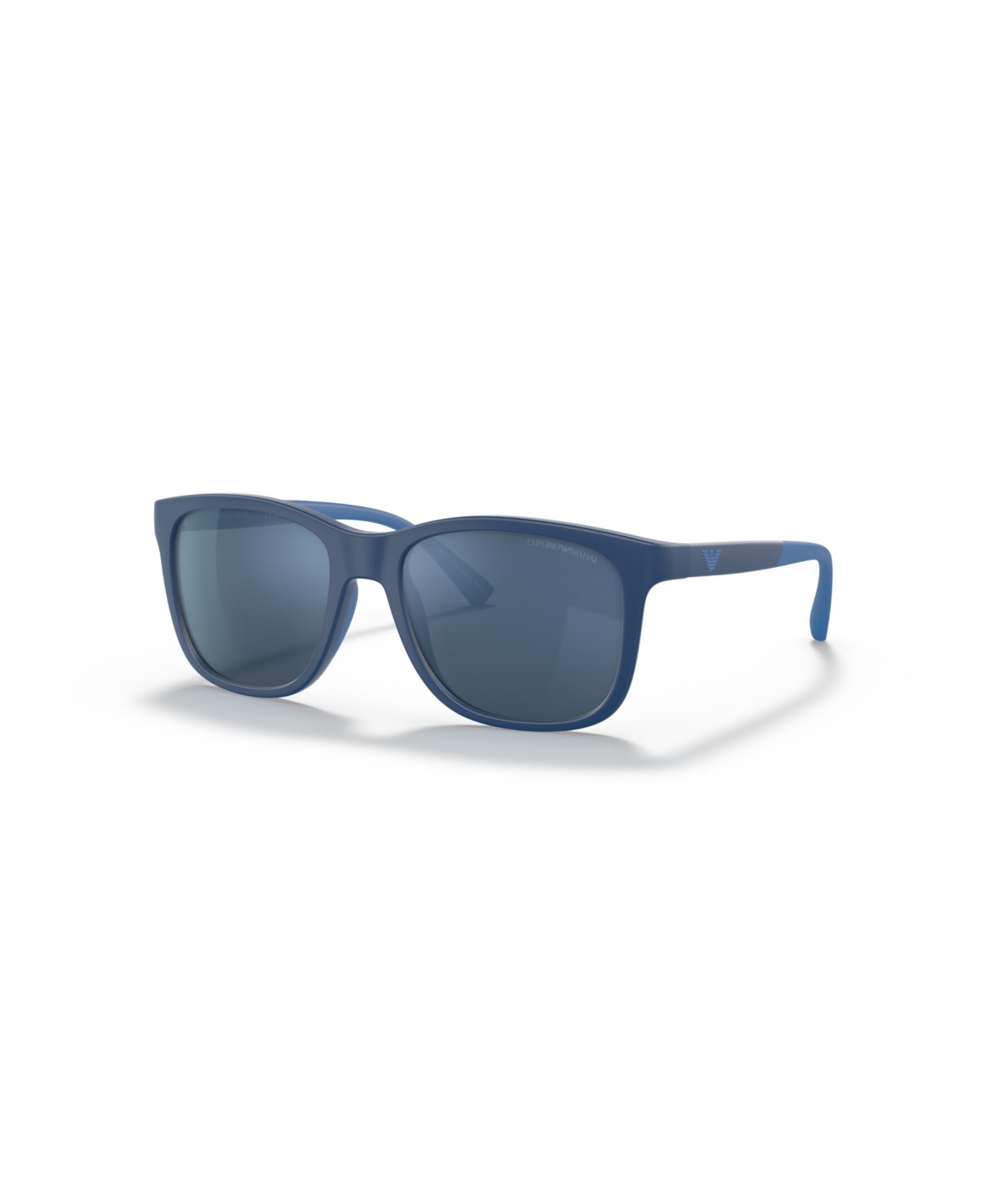 Emporio Armani Kids Sunglasses, Mirror Ek4184 In Matte Blue