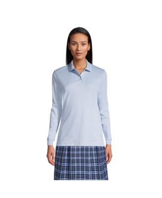 Women's Long Sleeve Interlock Polo Shirt