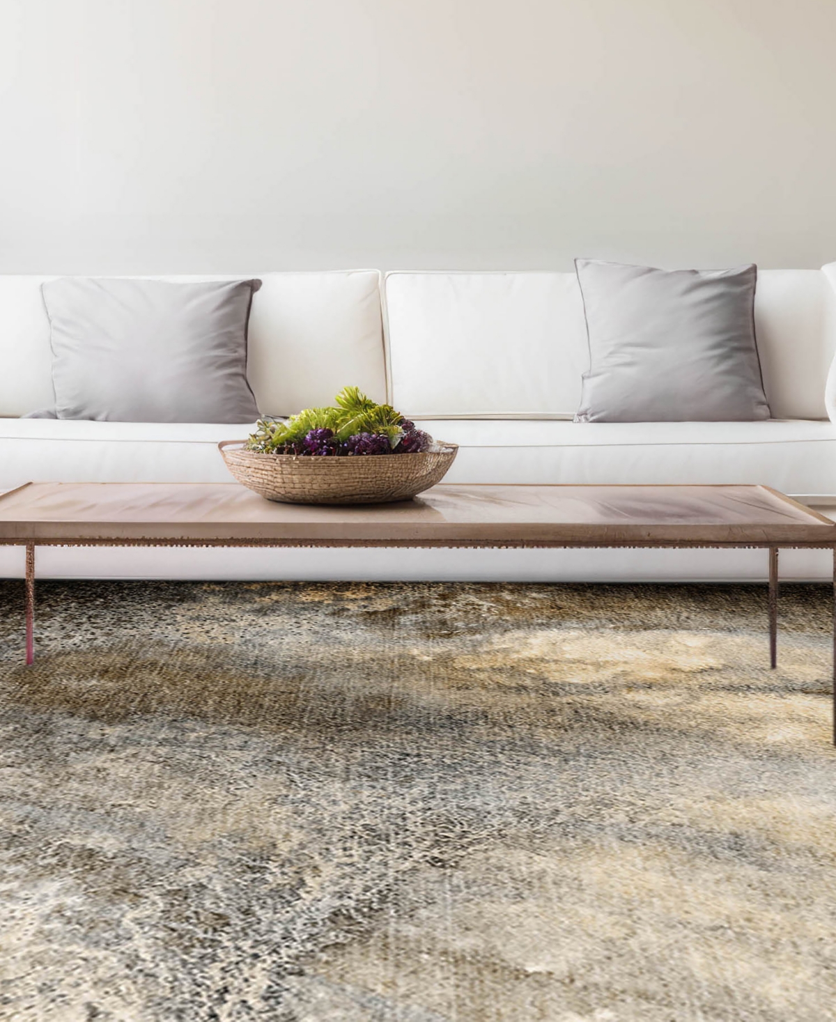Dalyn Odyssey Oy5 8' X 10' Area Rug In Taupe