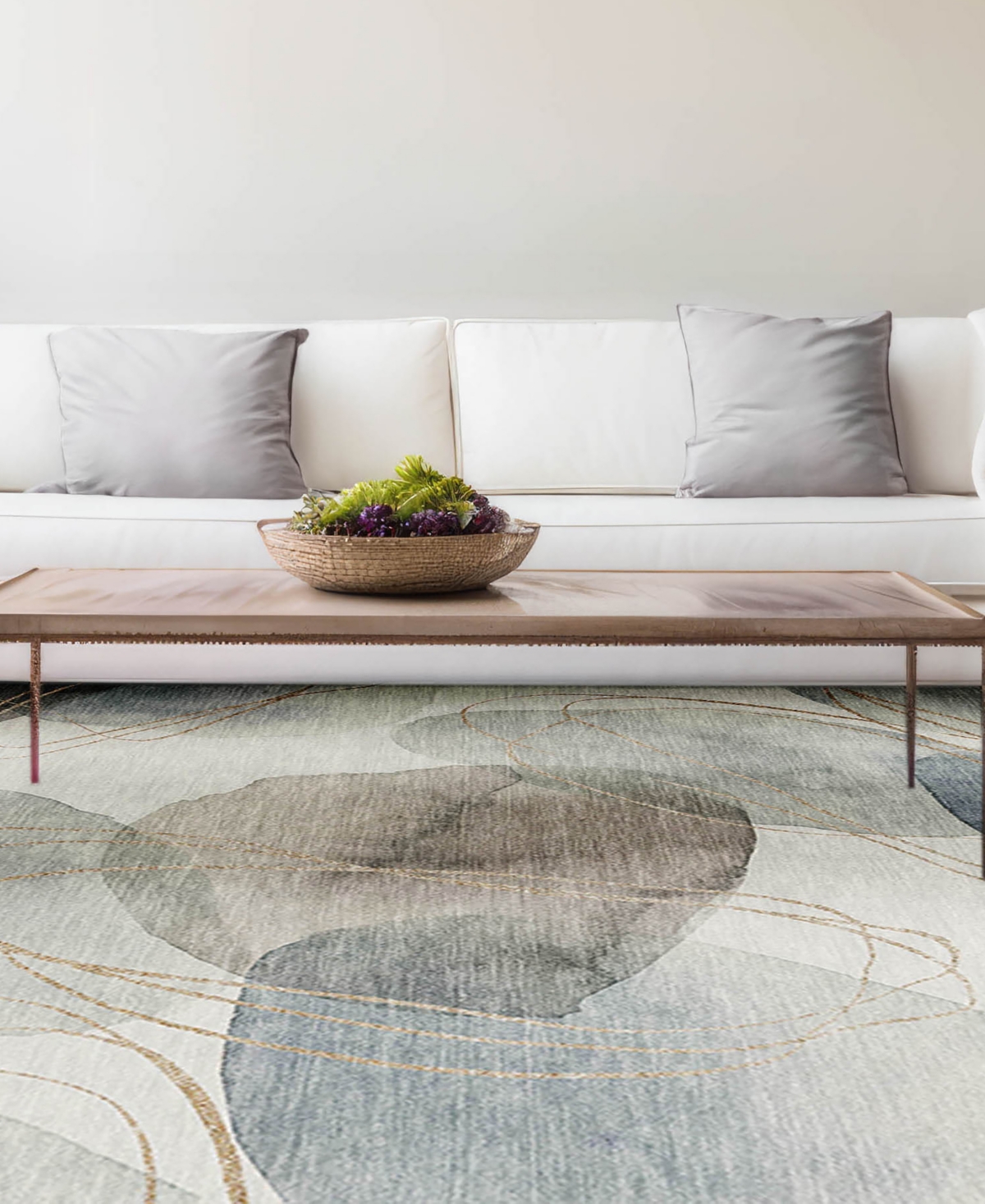 Dalyn Odyssey Oy15 8' X 10' Area Rug In Bone