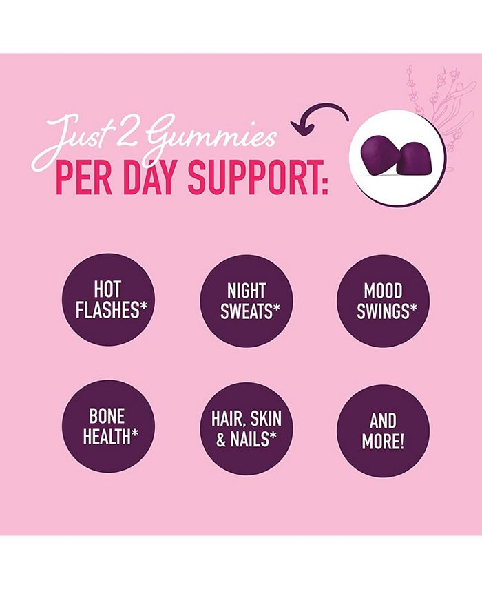 SM Nutrition Menopause Support Gummies Hormone Balance Relief for Hot
