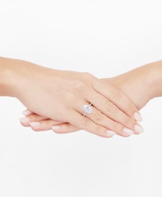 IGI Certified Lab Grown Diamond Marquise Halo Engagement Ring (2-1/2 ct. t.w.) in 14K White Gold