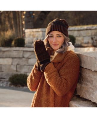 Women's Textured Mitten Gloves
