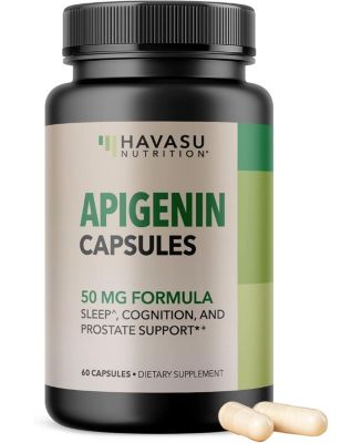Havasu Nutrition Apigenin 50mg Supplement for Sleep Aid, Cognition ...