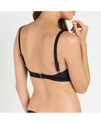 Women's Adjustable Strap Clasp Swim Bra