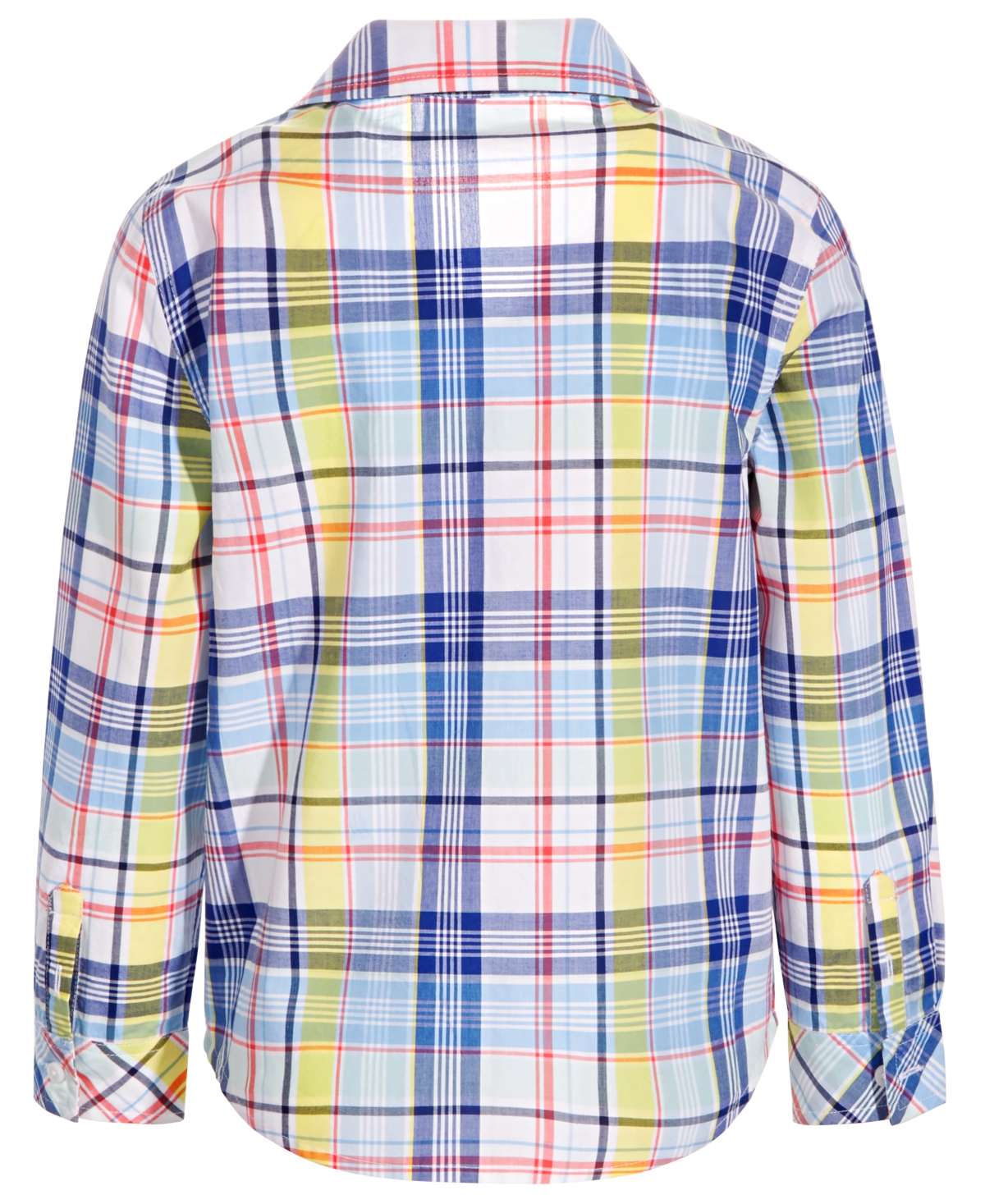Shop Epic Threads Toddler And Little Boys River Long-sleeve Cotton Plaid Shirt, Created For Macy's In River Plaid
