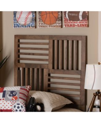 Adler Modern and Contemporary Transitional Twin Size Finished Wood Headboard