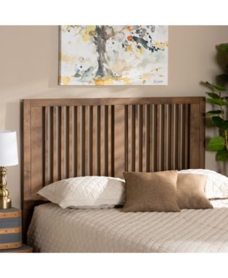 Harena Modern and Contemporary Transitional Queen Size Finished Wood Headboard