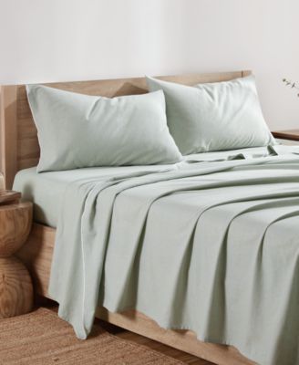 Pure Washed Linen Cotton 4-Pc. Sheet Set, California King