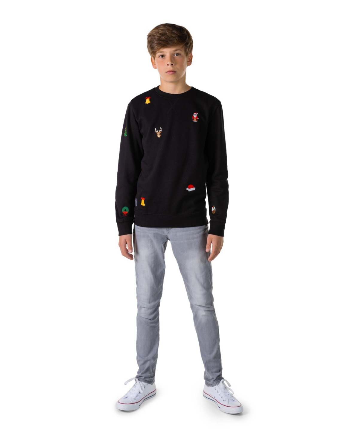 OppoSuits Big Boys X-Mas Icons Cotton Sweater
