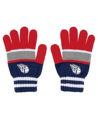 Women's Cleveland Guardians Stripe Glove and Scarf Set