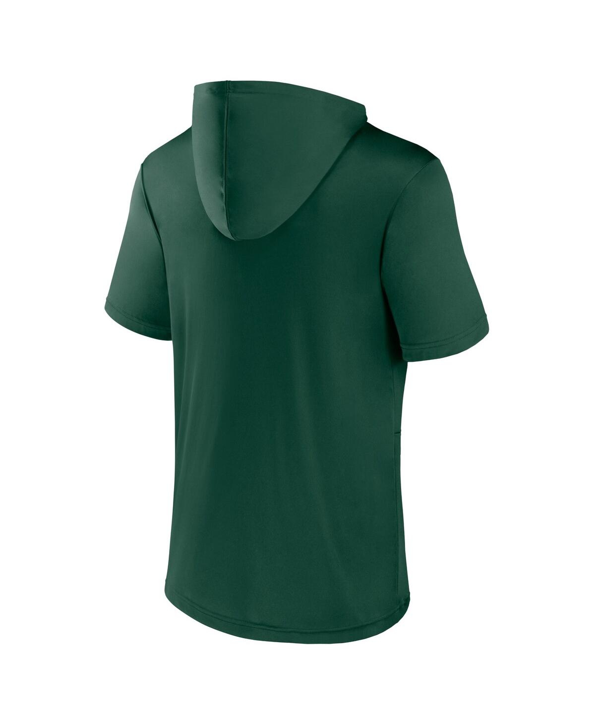 Men's FanaticsMilwaukee Bucks Possession Hoodie T-shirt - Hunter Green