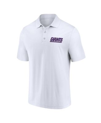 Men's White, Royal New York Giants Lockup Two-Pack Polo Shirt Set