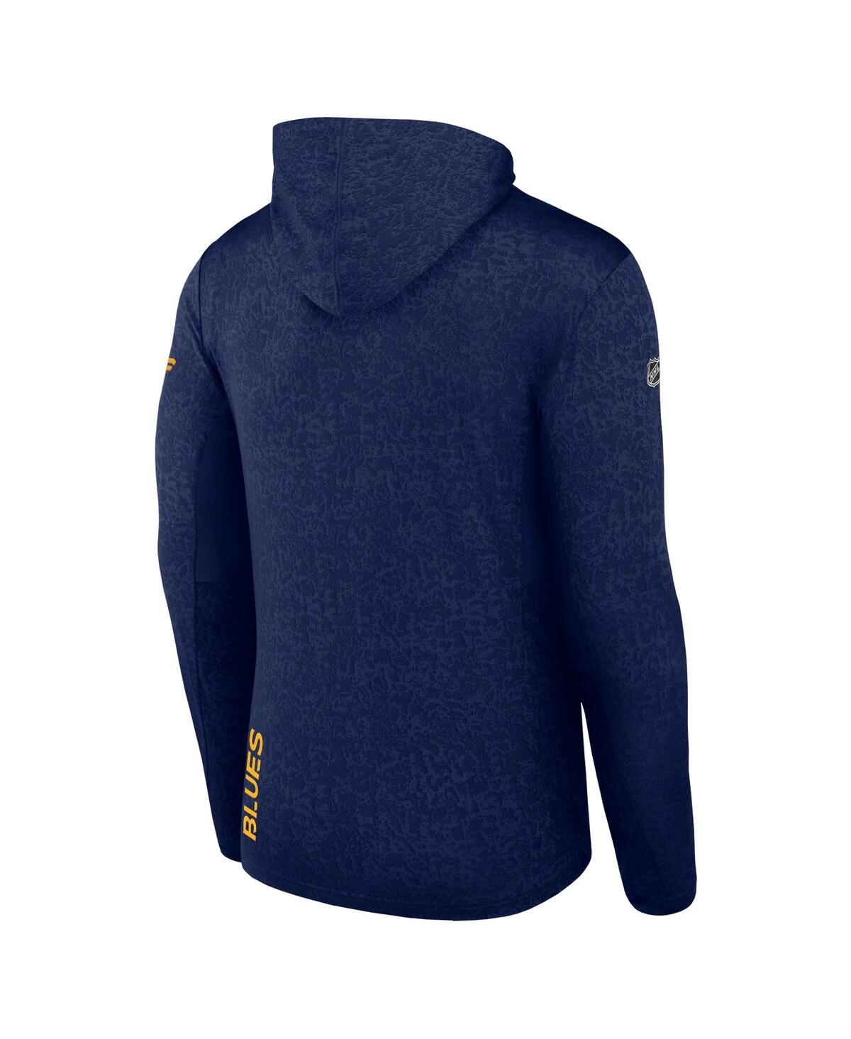 Fanatics Branded  Navy St. Louis Blues Authentic Pro Lightweight Pullover Hoodie In Navy
