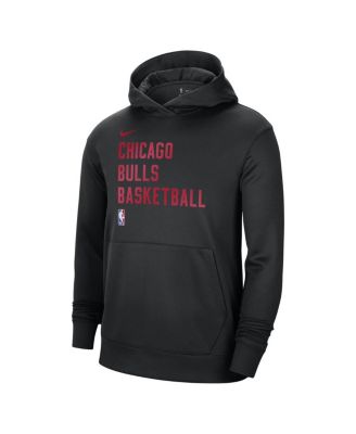 Men's and Women's Black Chicago Bulls 2023/24 Performance Spotlight On-Court Practice Pullover Hoodie