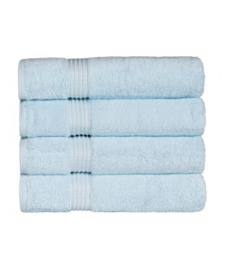 Solid Quick Drying 100% Egyptian Cotton 4-Pc Bath Towel Set